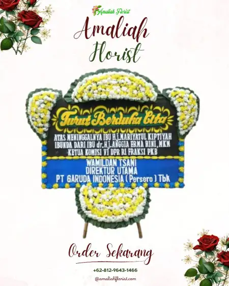 Papan Bunga Duka Karang Sari